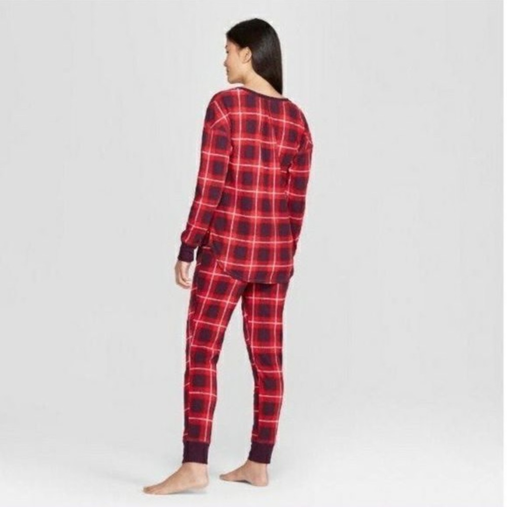 Gilligan & O’Malley Women’s Thermal Christmas Pajama Set - Picture 2 of 4